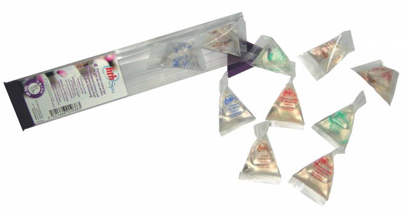 Berlingots de 4 parfums différents pour spa, format test