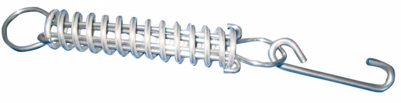 Ressort dynamométrique pour bâches à œillets.