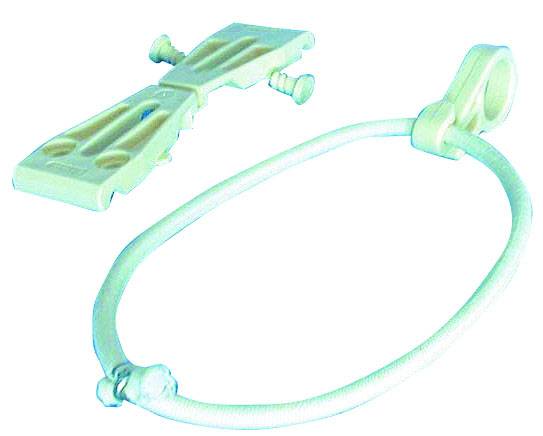 Pince Fix Kit beige pour bâche de piscine.