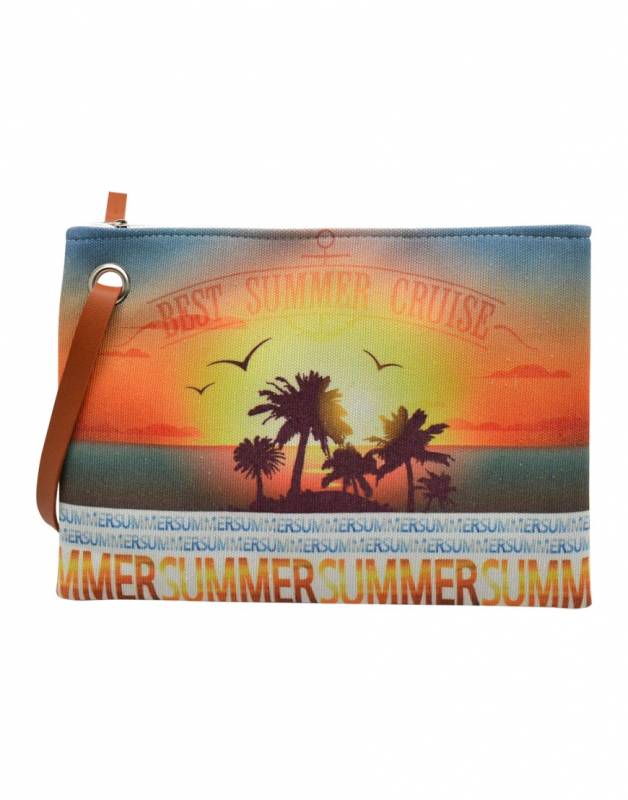 POCHETTE AVEC PALMIERS