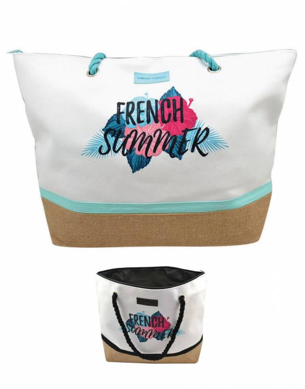 Sac French Summer bleu lagon